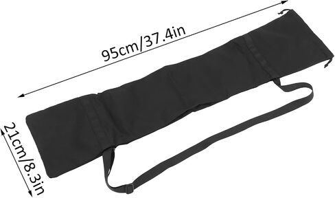 Universal Tripod Carrying Case, Heavy Duty Nylon Photography Bag with Adjustable Shoulder Strap for Camera Tripods Monopods Light Stands Black 34x20x24cm in Saudi Arabia