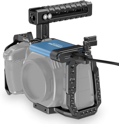 مجموعة قفص كاميرا سموريج لكاميرا السينما ذات التصميم الأسود السحري 4 كيه و6 كيف، متوافقة مع بي ام سي سي 4 كيه و6 كيه - KCVB2419 in Kuwait