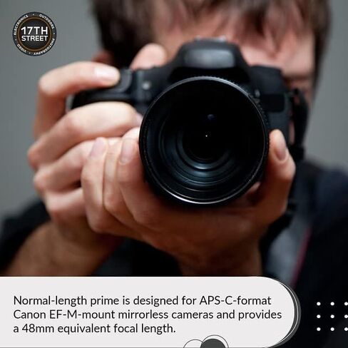 Sigma 30mm f/1.4 DC DN Contemporary Lens for Canon EF-M | EF-M-Mount Lens/APS-C Format, Rounded 9-Blade Diaphragm, Tiffen 52mm UV Protector Filter, 64GB Extreme PRO Memory Card, and Waith Camera Bag in Saudi Arabia