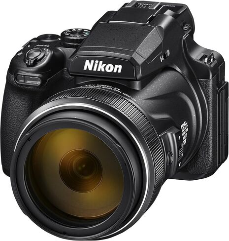 Nikon COOLPIX P1000 16.7 Digital Camera with 3.2" LCD, Black with Universal Camera Strap with Quick Release System in Saudi Arabia