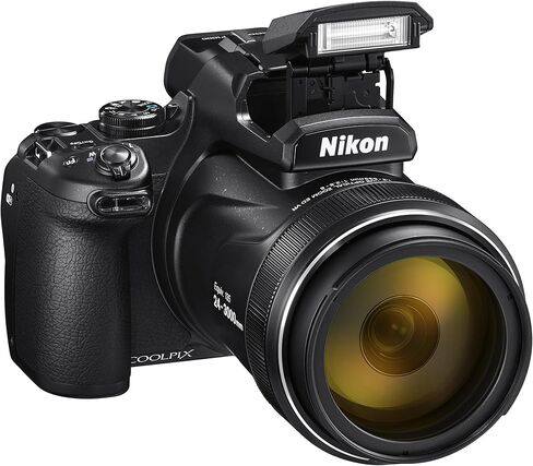 Nikon COOLPIX P1000 16.7 Digital Camera with 3.2" LCD, Black with Universal Camera Strap with Quick Release System in Saudi Arabia