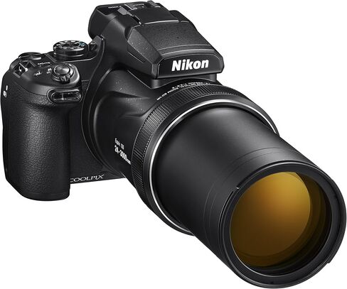 Nikon COOLPIX P1000 16.7 Digital Camera with 3.2" LCD, Black with Universal Camera Strap with Quick Release System in Saudi Arabia