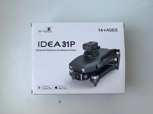 طائرة بدون طيار بمحرك بدون فرشاة IDEA 31P مع كاميرتين للبالغين، صورة 2K، تجنب العوائق بزاوية 360 درجة، فيديو بدون طيار، كاميرا 4K، وضع التدفق البصري، 5G WiFi، فيديو FPV Quadcopter للمبتدئين، بطاريتان in Kuwait