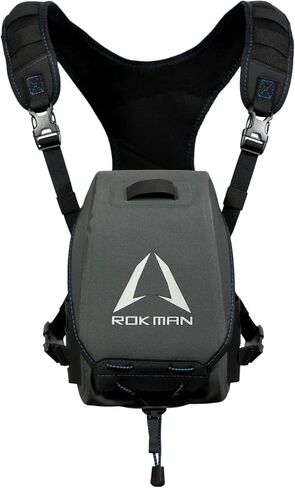 حافظة منظار من روكمان، حقيبة صدر بينو مقاومة للماء للرجال والنساء | 3 جيوب | تحمل جهاز تحديد المدى والجوال والمكالمات والبطاقات للصيد والمشي لمسافات طويلة ومشاهدة الطيور والتخييم in Kuwait