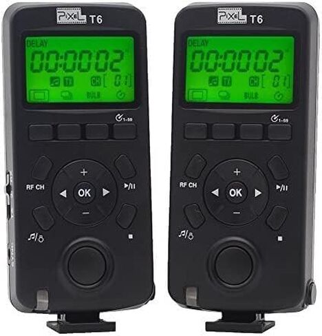 Wireless Shutter Release Comaptible for Canon, Pixel T6-N3/E3 Wireless Remote Control Timer Shutter Release Cable Compatible for Canon EOS R3 R5 R6 R7 1300D 760D 750D 90D 5D IV III 1D 6D II 7D in Saudi Arabia