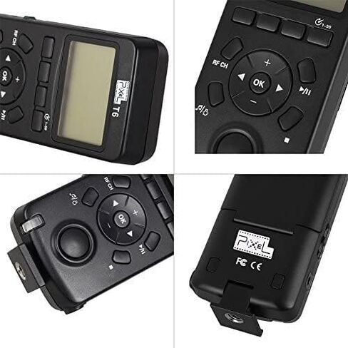 Wireless Shutter Release Comaptible for Canon, Pixel T6-N3/E3 Wireless Remote Control Timer Shutter Release Cable Compatible for Canon EOS R3 R5 R6 R7 1300D 760D 750D 90D 5D IV III 1D 6D II 7D in Saudi Arabia