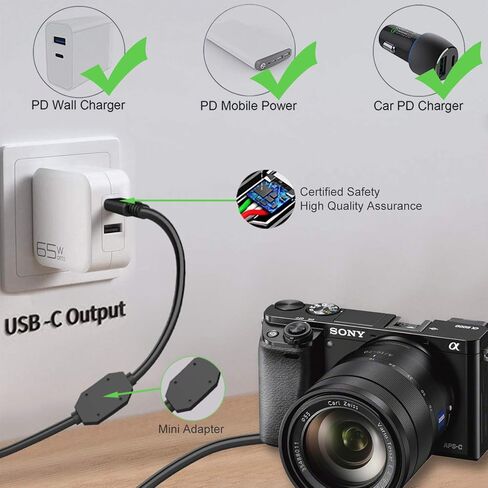 F1TP NP-FZ100 بطارية الدمية NPFZ100 DC مقرنة USB عدة استبدال محول الطاقة AC لسوني ألفا A7 III، A7C، A7S III، A1، FX3، A6600، A7R III، A7R IV، A9 II، A7III A7SIII A7RIII A7RIV A9R A9S كاميرات in Kuwait