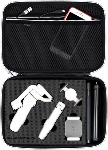 MAXCAM Carrying Case for DJI OM 5 + Magnetic Phone Clamp 2 + Grip Tripod in Kuwait