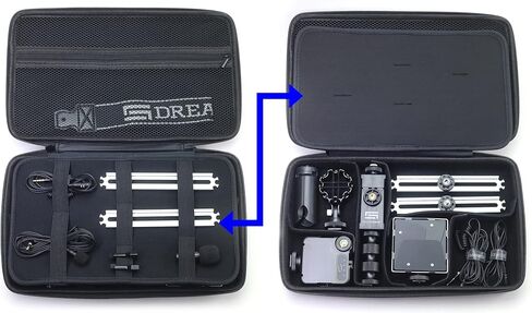 DREAMGRIP Universal Protective Carrying Case for Evolution Rig Kit and Organizer for Other Accessories with Custom Adjustable Compartments for Safe Transportation/Storage of Photo/Video Equipment in Kuwait