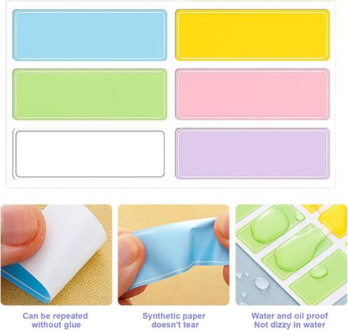 HOMURY Colorful Plastic Photo Storage Box 5 x 7 Photo Storage Container with 6 Inner Cases Colorful Plastic Picture Storage Box, Portable Photo Case with Label Sticker for Photo, Card, Stamp, Sticker in Kuwait