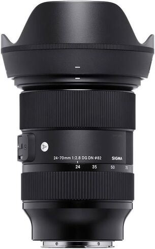 Sigma 24-70mm F2.8 DG DN Art Lens for Sony E, Bundle with Hoya NXT Plus 82mm UV+CPL Filter Kit, Cleaning Kit, Cloth in Saudi Arabia