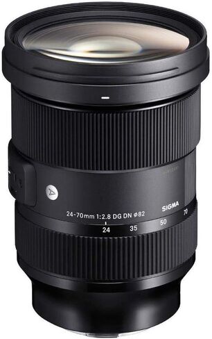 Sigma 24-70mm F2.8 DG DN Art Lens for Sony E, Bundle with Hoya NXT Plus 82mm UV+CPL Filter Kit, Cleaning Kit, Cloth in Saudi Arabia