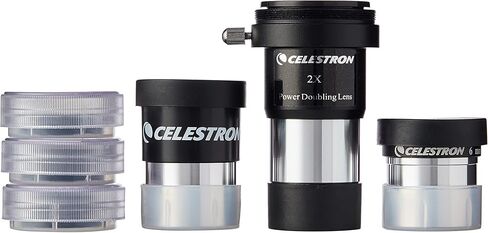 Celestron - AstroMaster 130EQ Newtonian Telescope - Reflector Telescope for Beginners - Fully-Coated Glass Optics - Bonus Astronomy Software Package & AstroMaster Telescope Accessory Kit in Kuwait