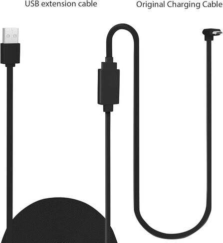 UYODM 2PACK كابل تمديد USB متوافق مع WYZE Cam V3/V2، Wyze Cam OG، WYZE Cam Pan V3/V3 Pro/ V2، 20Ft/6M IPX7 كابل شحن تمديد مقاوم للماء يعمل على تشغيل كاميرا WYZE الخاصة بك بشكل مستمر - أسود in Kuwait