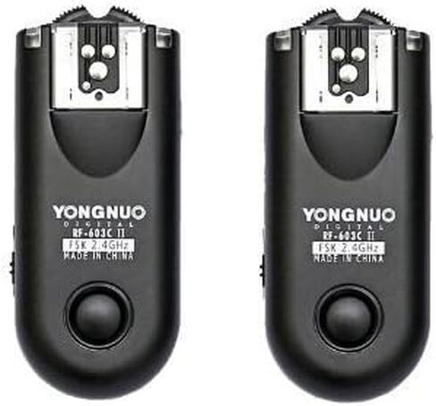 Yongnuo تحديث RF-603 II C1 مشغل وميض / جهاز استقبال لاسلكي لإطلاق الغالق لـCanon Rebel 300D/350D/400D/450D/50D/550D/1000D in Saudi Arabia