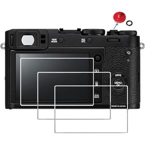 واقي شاشة لجهاز Fujifilm X100T X100F X-E2 X-E2S، زجاج مضاد للبصمات للكاميرا الرقمية Fuji X100T X100F XE2 XE2S (عبوتان) in Kuwait