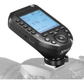 Godox XproII-C TTL Wireless Flash Trigger Transmitter,2.4G X System HSS 1/8000s, 11 Customizable 5 Group Button,Bluetooth Connection,Multi-Flash Trigger Compatible for Canon Cameras (XproII-C)