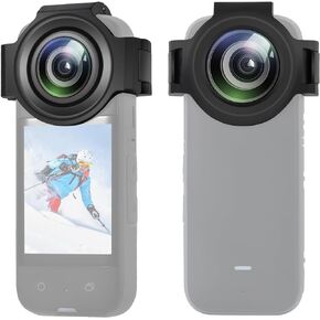 PULUZ Upgraded Optical Glass Lens Guard for Insta360 X3,98% High-Transparency Lens Protective Cover for Insta360 X3, Waterproof, Dustproof, Scratch-Resistant Lens Cap for Insta360 X3