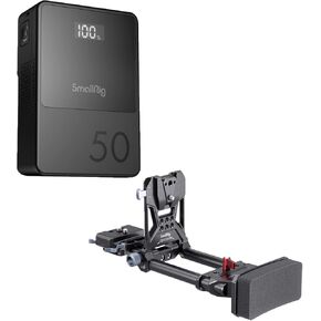 حزمة SMALLRIG بطارية على شكل حرف V VB50، 3400 مللي أمبير في الساعة 50 وات في الساعة 14.8 فولت لوحة بطارية صغيرة على شكل حرف V مع لوحة تحرير سريعة لـ Arca-Swiss، وسادة الصدر، قضيب 15 مم و1/4"-20 خيط in Saudi Arabia