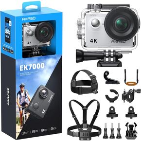 AKASO EK7000 Action Camera with Jet Ski Kit Bundle in Kuwait