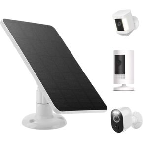 CYZYYLS Ring Solar Panel,4W Solar Panel for Security Camera Compatible with Stick Up Camera/Spotlight Cam Battery/Argus Cam,Weatherproof Ring Solar Charger with 10FT Micro USB/Type C/DC Cable(1 Pack) in Kuwait