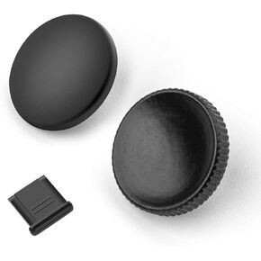 Metal Brass Soft Release Button Shutter Release Button Compatible with Fujifilm XT20 X100F X-T2 X100T X-PRO2 X-T10 X-PRO1 X-E2S X100 X100S X10 X20 X30 X-E1 X-E2 STX-2, Black in Kuwait