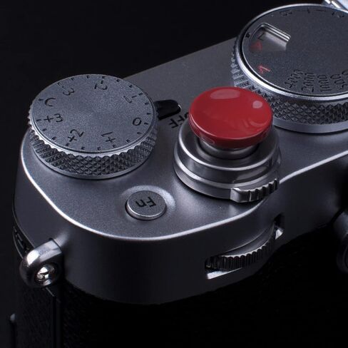 VKO Metal Soft Shutter Release Button | Delicate Camera Shutter Button Black Red Dark-red Gray 11mm Concave Surface(4 Pack) in Kuwait