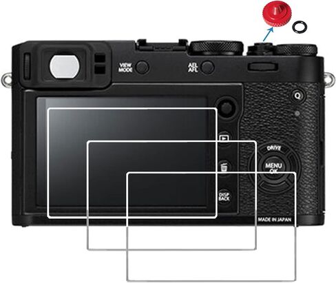 واقي شاشة لجهاز Fujifilm X100T X100F X-E2 X-E2S، زجاج مضاد للبصمات للكاميرا الرقمية Fuji X100T X100F XE2 XE2S (عبوتان) in Saudi Arabia