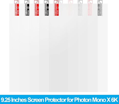 واقي شاشة 9.25 انش من ميريكيوب لاجهزة انيكيوب فوتون مونو اكس 6 كيه ام 3 بلس 9.25 انش، شاشة حماية LCD ثلاثية الابعاد احادية شاشة حماية مضادة للخدش in Kuwait