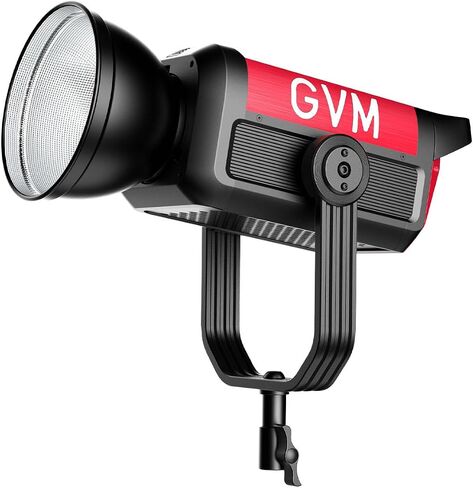 GVM Pro SD500B 500W Led Video Light، أضواء الاستوديو مع Bowen Mount، طقم إضاءة التصوير الفوتوغرافي 61600lux/1m مع غطاء قياسي 45 درجة، إضاءة فيديو الإخراج المستمر مع وحدة التحكم، CRI 97+، 2700-6800K in Kuwait