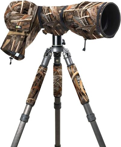 LensCoat Camouflage Camera Lens Rain Water Cover Sleeve Protection Raincoat Pro, Realtree Max5 (lcrcpm5) in Saudi Arabia