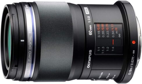 OM SYSTEM Olympus M.Zuiko Digital ED 60mm F2.8 Macro for Micro Four Thirds System Camera, Weather Sealed Design, Focus Limit Switch Bright in Saudi Arabia
