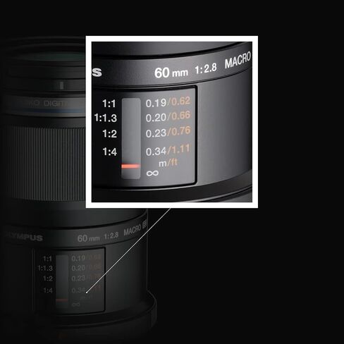 OM SYSTEM Olympus M.Zuiko Digital ED 60mm F2.8 Macro for Micro Four Thirds System Camera, Weather Sealed Design, Focus Limit Switch Bright in Saudi Arabia