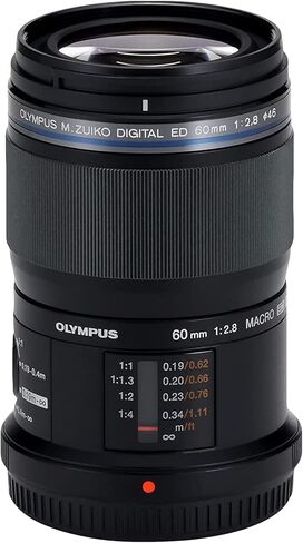 OM SYSTEM Olympus M.Zuiko Digital ED 60mm F2.8 Macro for Micro Four Thirds System Camera, Weather Sealed Design, Focus Limit Switch Bright in Saudi Arabia
