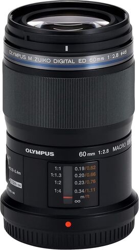 OM SYSTEM Olympus M.Zuiko Digital ED 60mm F2.8 Macro for Micro Four Thirds System Camera, Weather Sealed Design, Focus Limit Switch Bright in Saudi Arabia