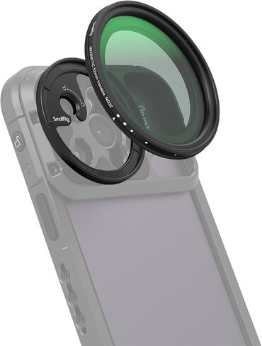SmallRig 52mm مجموعة مرشح ND المغناطيسي المتغير، ND2-ND32 (1-5 توقفات) مرشح VND مع محول مرشح M Mount، No X Cross HD مجموعة مرشح كثافة محايدة للزجاج البصري للهاتف- 4386 in Kuwait