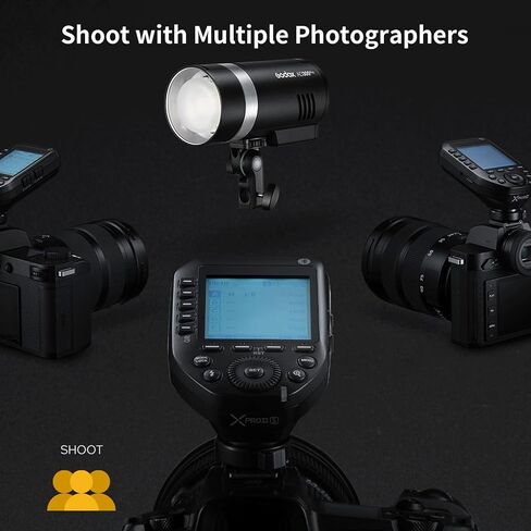 Godox XProII XProII-C Wireless Flash Trigger for Canon Camera, 2.4G Wireless Flash Transmitter HSS 1/8000S, Bluetooth Connection, TCM Transform Function, Large LCD Display (Xpro-C Upgrade) in Saudi Arabia