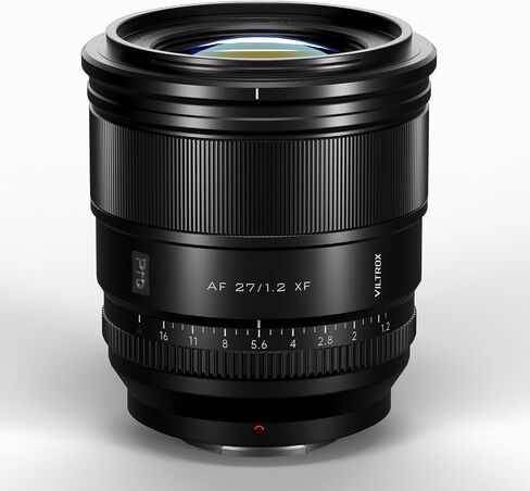 عدسة VILTROX 27 مم F1.2 Pro لكاميرات Fujifilm X Mount، عدسة كاميرا APS-C ذات التركيز التلقائي بدون مرآة لـ Fuji X-T5 X-T30 II X-T200 X-H2 X-H2S X-S20 X-S10 X-A7 X- E4 X-Pro2 X-Pro3 X-E2S in Kuwait