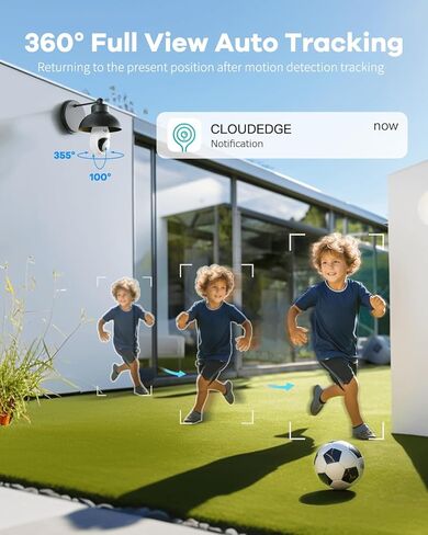 SEHMUA Full HD 3MP Light Bulb Security Camera 360°, 5G & 2.4GHz WiFi Security Cameras Outdoor Indoor, Color Night Vision, Motion & Auto Tracking, SD&Cloud Storage, IP65 Compatible with Alexa in Kuwait