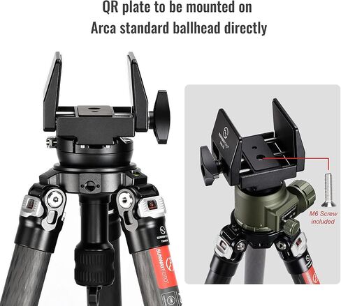 SUNWAYFOTO SM-76 Saddle Mount Rifle Gun Adapter for Tripod Arca Swiss QR Plate in Saudi Arabia