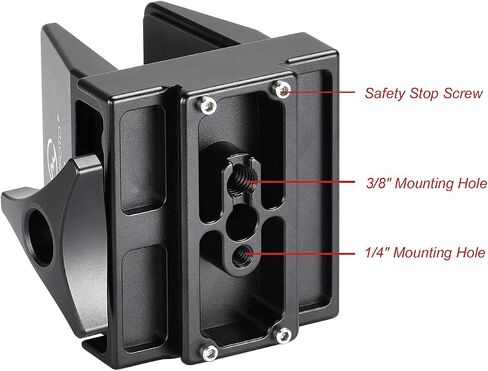 SUNWAYFOTO SM-76 Saddle Mount Rifle Gun Adapter for Tripod Arca Swiss QR Plate in Saudi Arabia