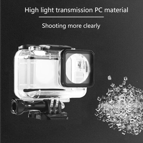غطاء حماية مقاوم للماء لجهاز دي جيه اي اوسمو اكشن 3، غطاء واقٍ للغوص تحت الماء بطول 45 متر مع ملحقات دعامة in Kuwait