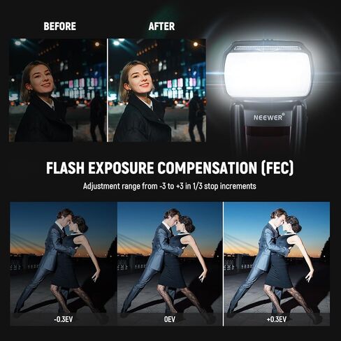 NEEWER NW655-S TTL Flash Speedlite متوافق مع كاميرات Sony، GN60 2.4G HSS 1/8000s Speedlight، 230 ومضة طاقة كاملة، إعادة التدوير في 0.1-2.6 ثانية، بطاريات AA تعمل (غير متضمنة) in Kuwait