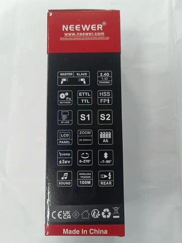 NEEWER NW655-S TTL Flash Speedlite متوافق مع كاميرات Sony، GN60 2.4G HSS 1/8000s Speedlight، 230 ومضة طاقة كاملة، إعادة التدوير في 0.1-2.6 ثانية، بطاريات AA تعمل (غير متضمنة) in Kuwait