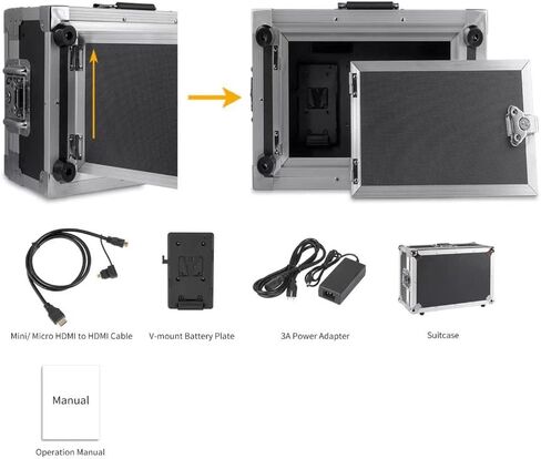 شاشة SEETEC ATEM156-CO مقاس 15.6 بوصة 4K HDMI متعددة الرؤية محمولة لمدير البث مع شاشة عرض رباعية منفصلة مقاس 1920 × 1080 بكسل و4 مخرجات HDMI in Kuwait