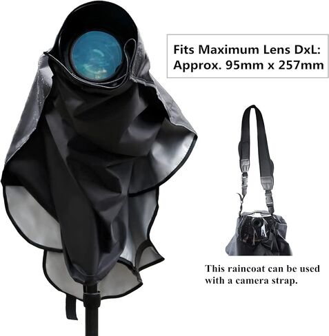 Camera Hot Shoe Umbrella + Camera Rain Cover：DSLR Mirrorless Camera Rain Umbrella with Camera Rain Cover in Saudi Arabia