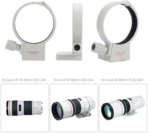 Tosuny عدسة جبل حلقة ترايبود طوق جبل حلقة لكانون EF 70-200 مللي متر f/4L USM ، لكانون EF 70-200 مللي متر f/4L هو USM ، لكانون EF 300 مللي متر f/4L USM ، لكانون EF 400 مللي متر f/5.6L USM in Saudi Arabia