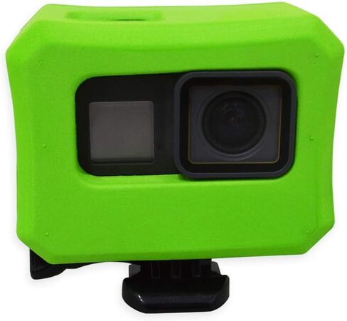 حافظة عائمة لكاميرا جوبرو - غطاء عائم اخضر مناسب لكاميرا جوبرو هيرو 7/6/5، غطاء عائم للكاميرا مضاد للحوض للرياضات المائية وركوب الامواج والسباحة والغوص in Kuwait