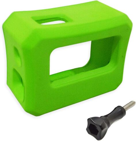 حافظة عائمة لكاميرا جوبرو - غطاء عائم اخضر مناسب لكاميرا جوبرو هيرو 7/6/5، غطاء عائم للكاميرا مضاد للحوض للرياضات المائية وركوب الامواج والسباحة والغوص in Kuwait