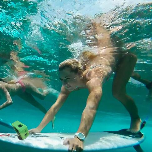 حافظة عائمة لكاميرا جوبرو - غطاء عائم اخضر مناسب لكاميرا جوبرو هيرو 7/6/5، غطاء عائم للكاميرا مضاد للحوض للرياضات المائية وركوب الامواج والسباحة والغوص in Kuwait